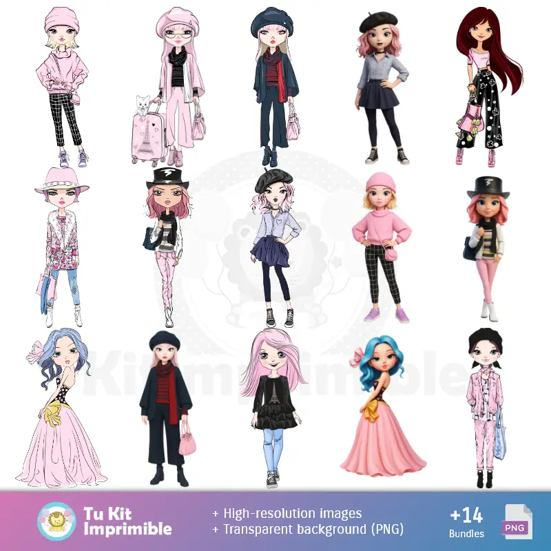 Fundos Paris - Papel Digital para Decoração