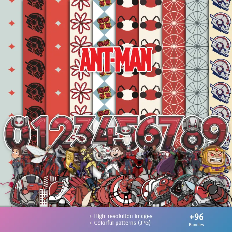 Fondos Ant-Man - Papeles Digitales para Decoración