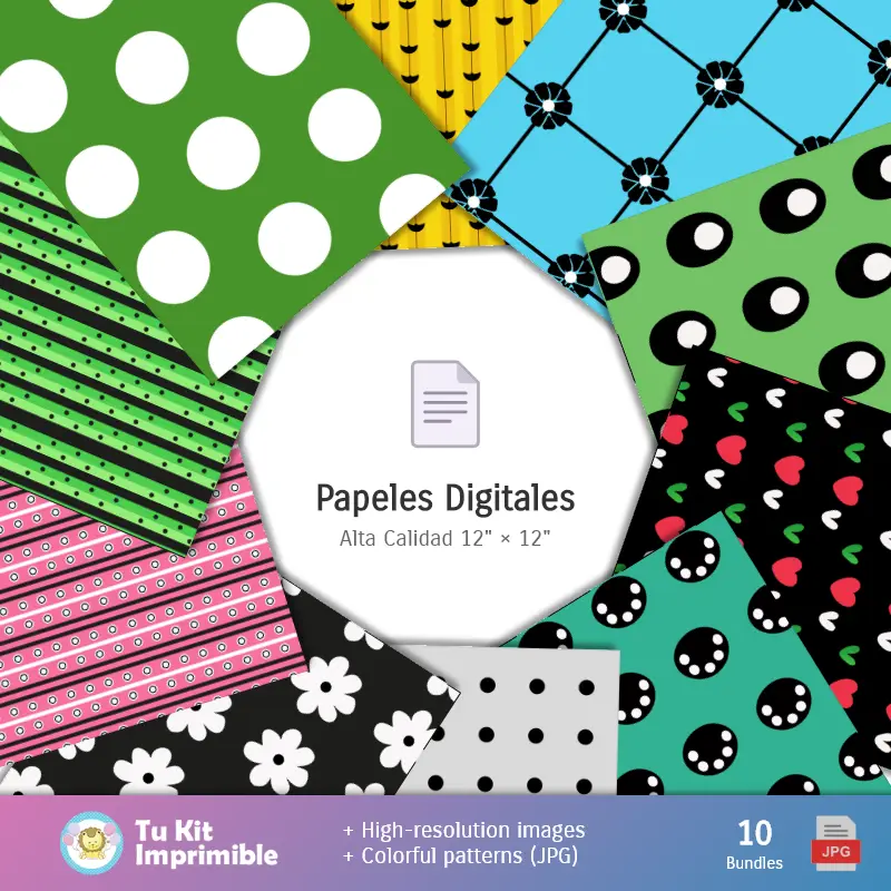 Fondos Cactus - Papeles Digitales para Decoración