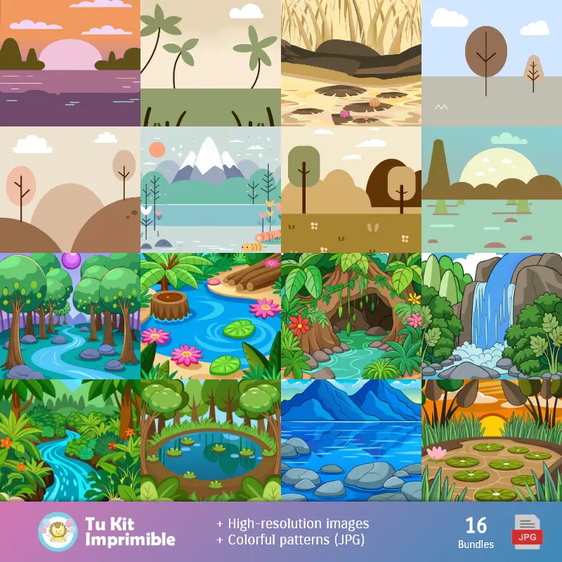 Fondos | Fondos Capibara - Papeles Digitales para Decoración