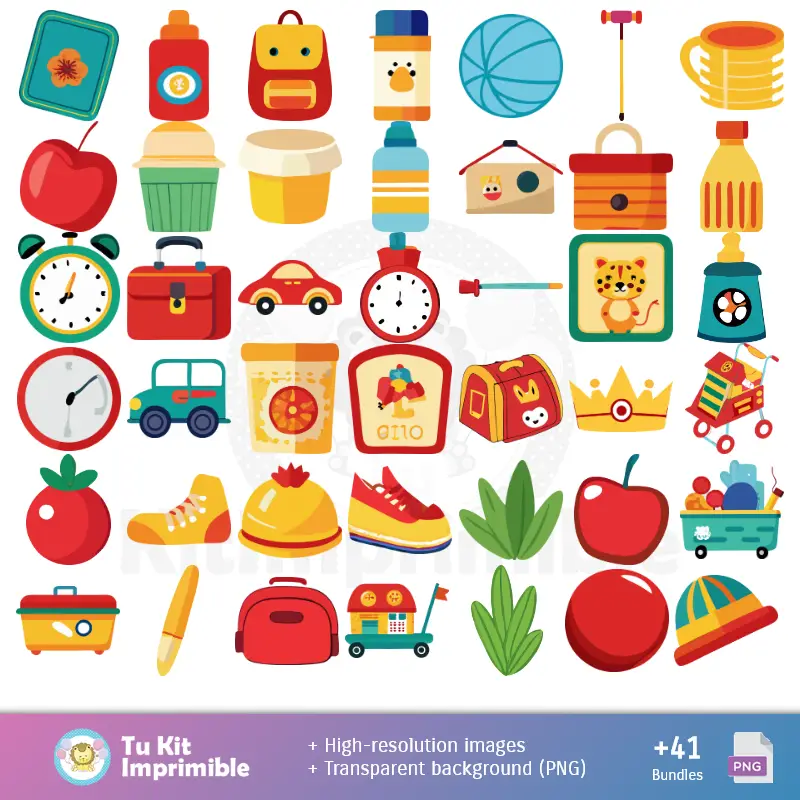 Accesorios | Fondos Daniel el Tigre - Papeles Digitales para Decoración