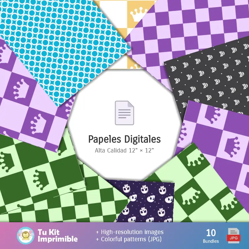 Collages | Fondos Descendientes - Papeles Digitales para Decoración