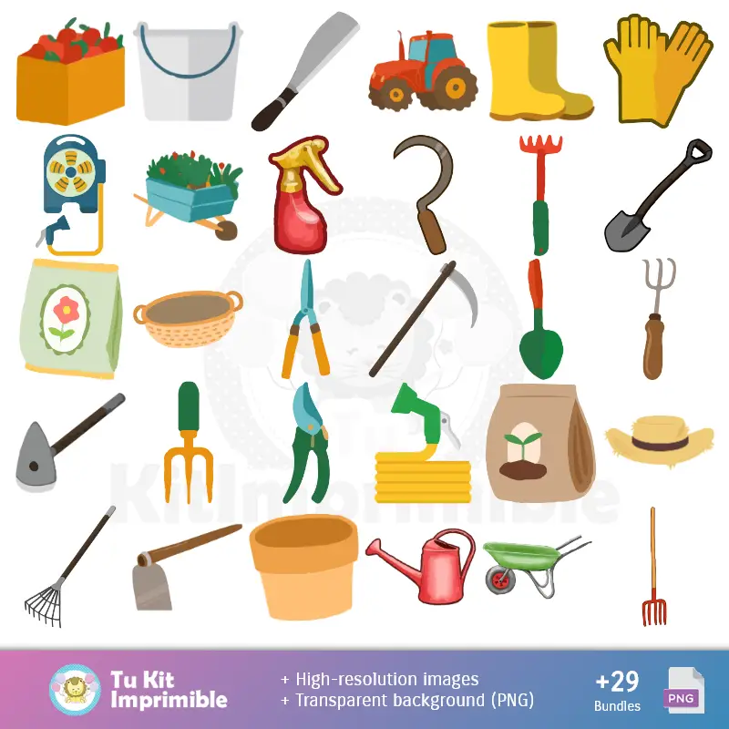 Accesorios | Fondos Día del Campesino - Papeles Digitales para Decoración