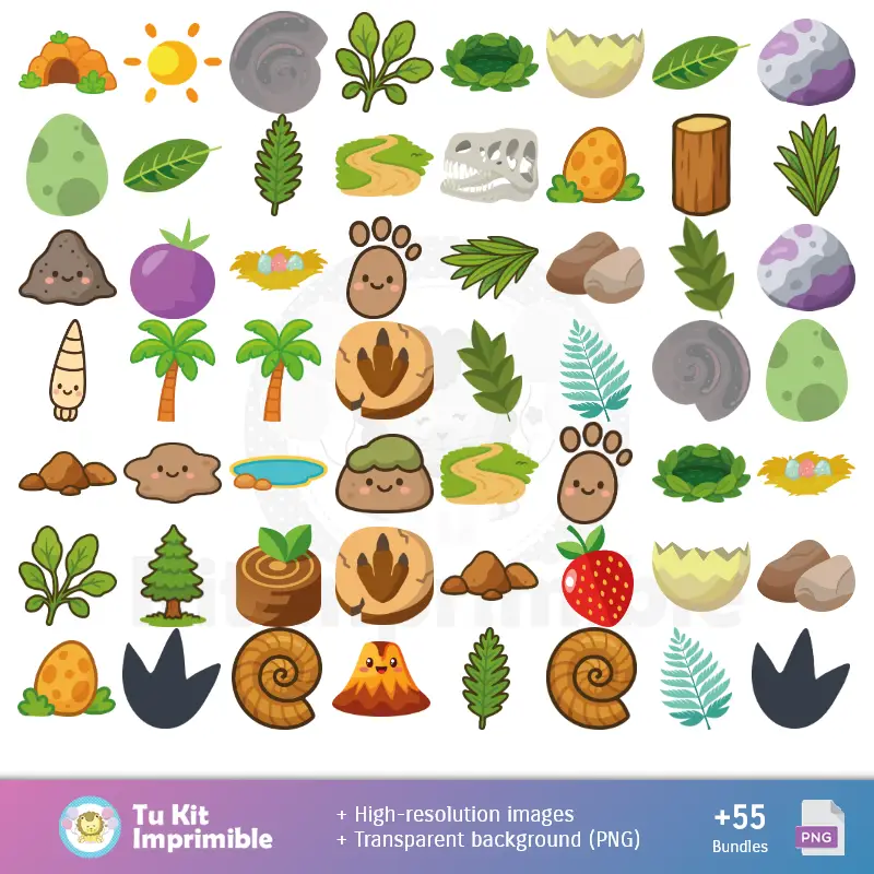 Fondos | Fondos Dinosaurios - Papeles Digitales para Decoración