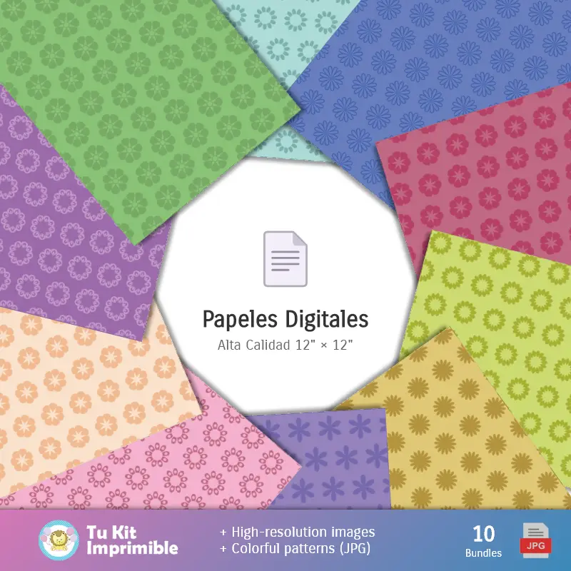 Collages | Fondos El Oso Yogi - Papeles Digitales para Decoración