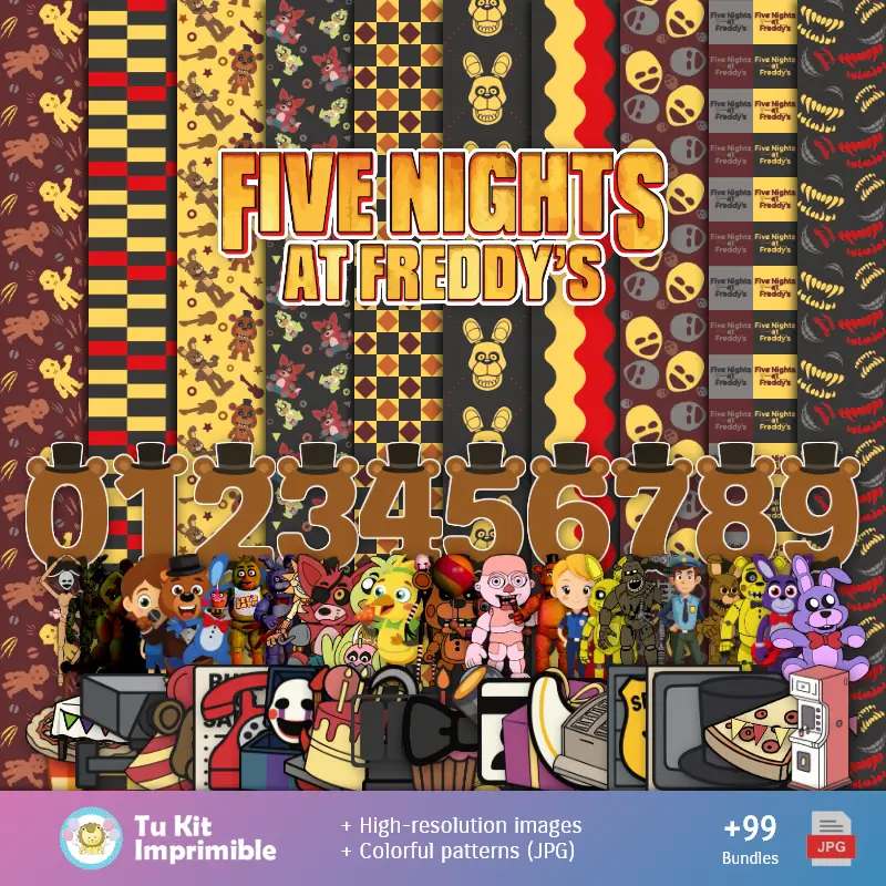 Fondos Five Nights at Freddy's - Papeles Digitales para Decoración