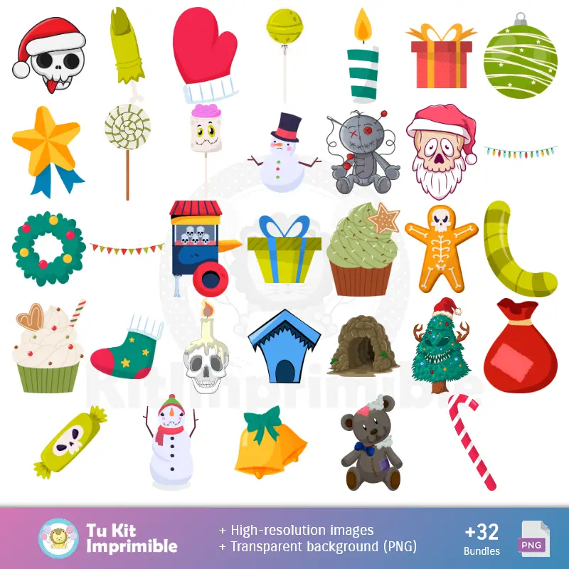 Accesorios | Fondos Grinch - Papeles Digitales para Decoración