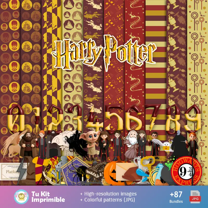 Fondos Harry Potter - Papeles Digitales para Decoración