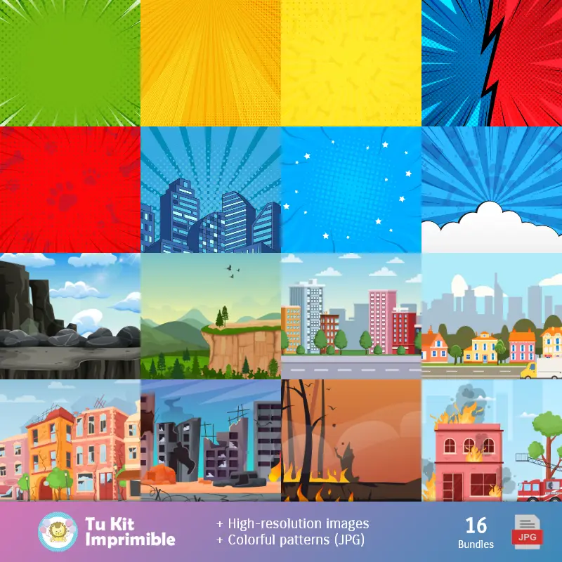 Fondos | Fondos Paw Patrol Patrulla Canina - Papeles Digitales para Decoración