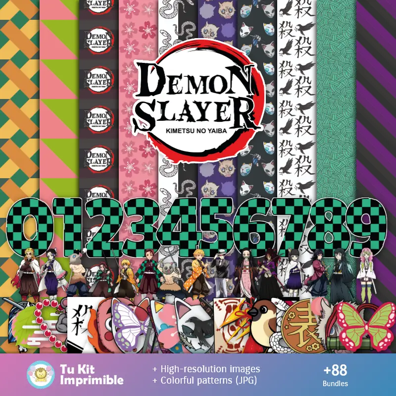 Fonds d'écran Demon Slayer - Fonds d'écran numériques pour la décoration