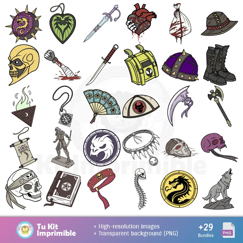 Accesorios | Fonds d'écran de Kombat Mortal - Papiers de décoration numérique