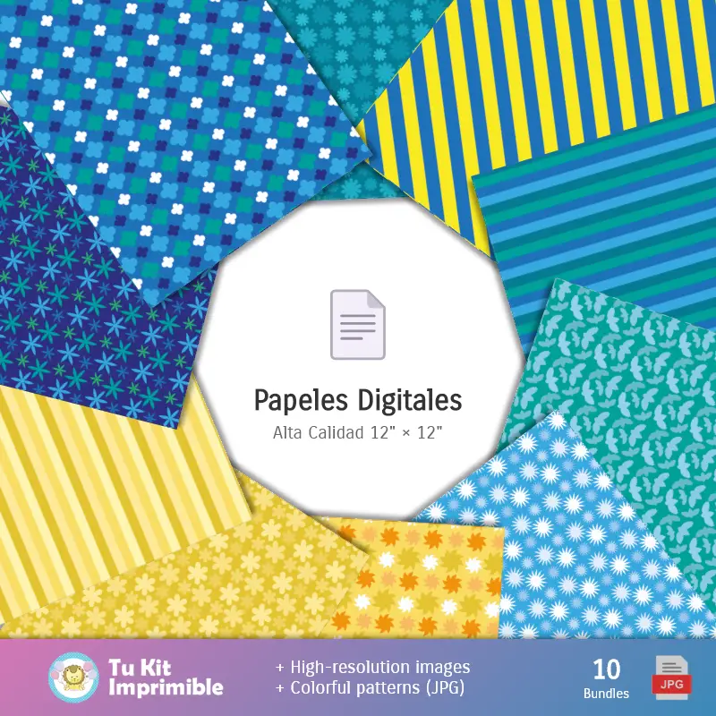 Collages | Fonds d'écran du monde Jurassique - Papiers numériques