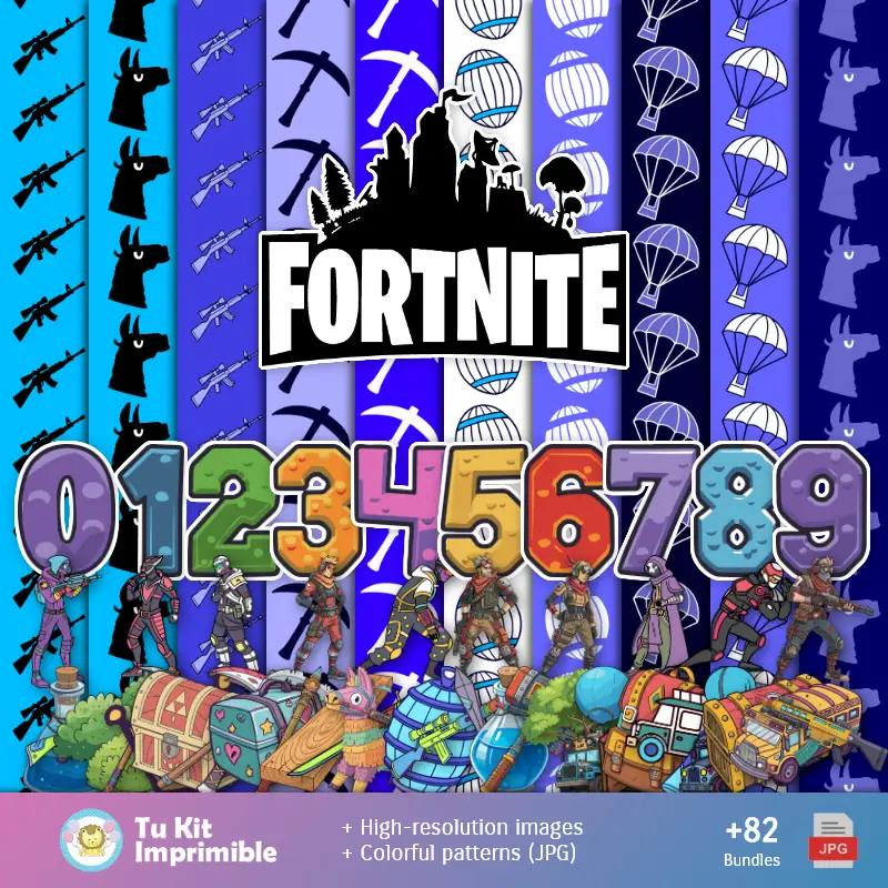 Fonds d'écran Fortnite - Papiers décoratifs numériques