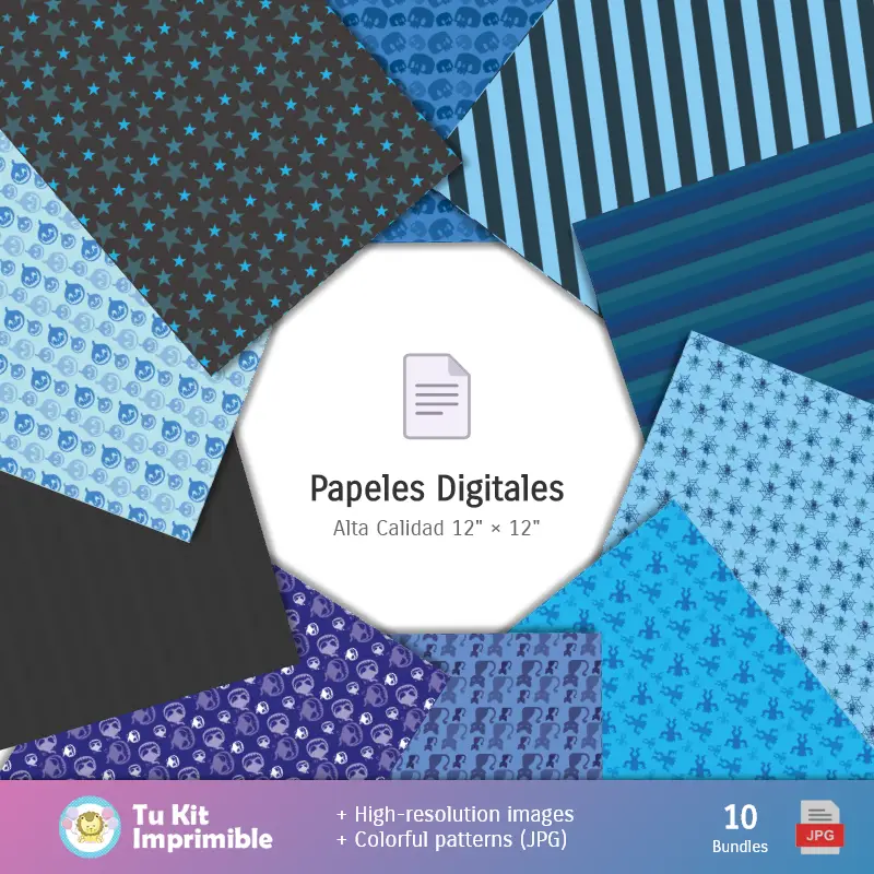 Collages | Fonds d'écran Halloween - Papiers de décoration numérique