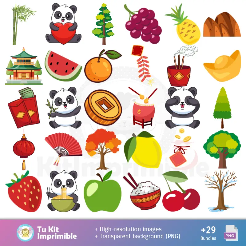 Accesorios | Fonds d'écran Osita Panda - Papiers de décoration numérique