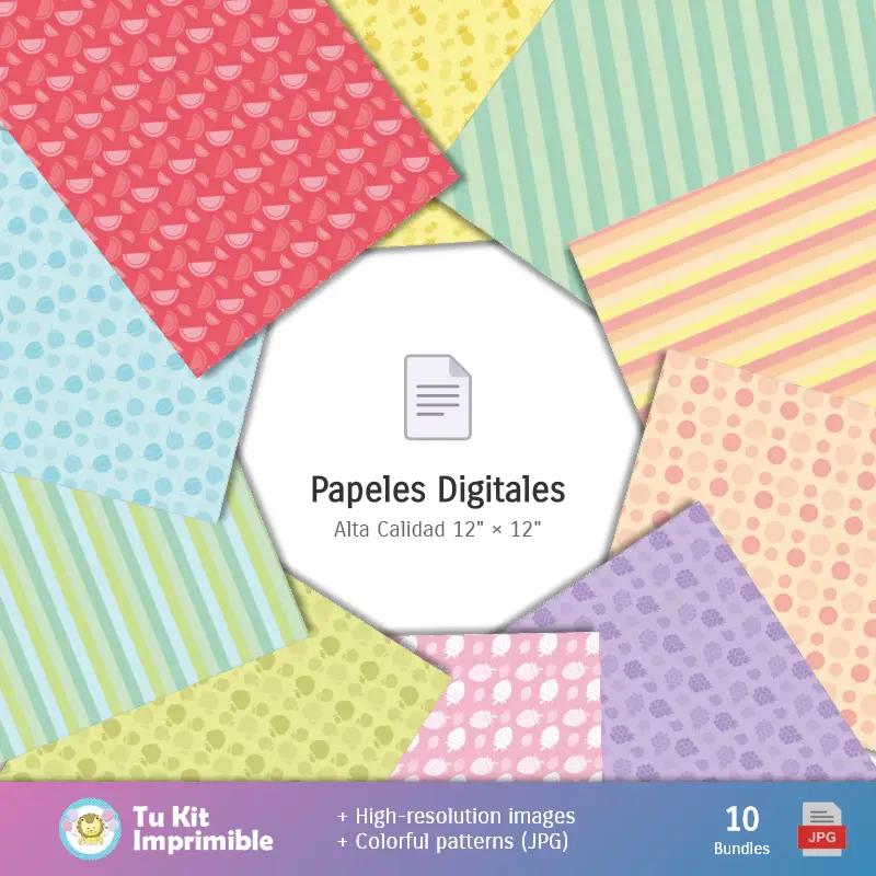 Collages | Fonds Hello Kitty - Papiers numériques