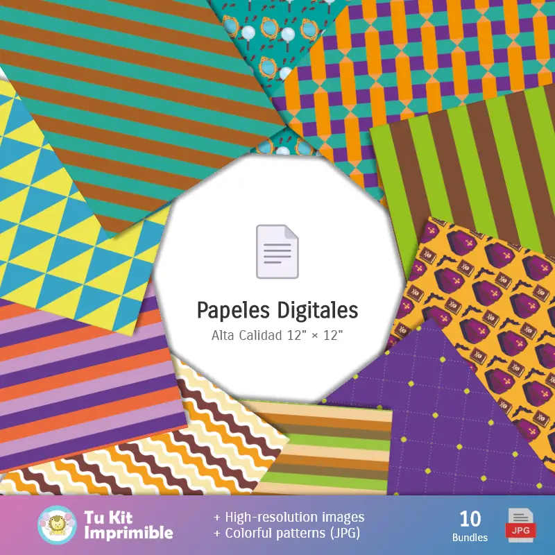 Collages | fonds Scooby-Doo - Papiers numériques