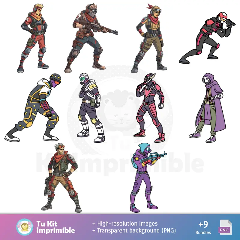 Personajes | Carta da parati Fortnite - Carta della decorazione digitale