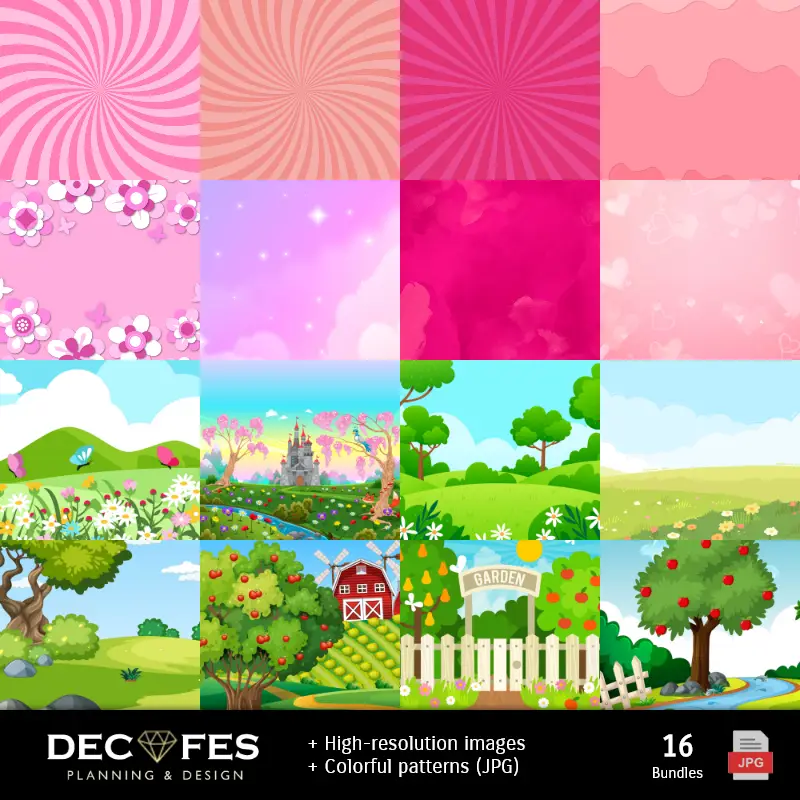 Papel Digital Frutillita - Imprimíveis para Scrapbook e DIY