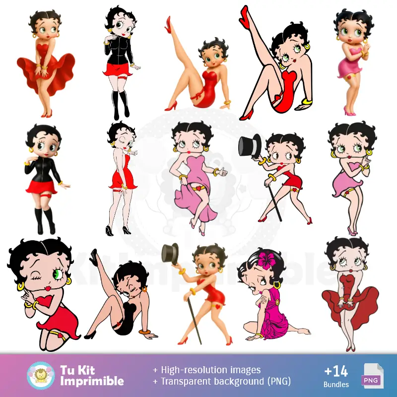 Fondos | Betty Boop 壁纸 - 数字装饰纸