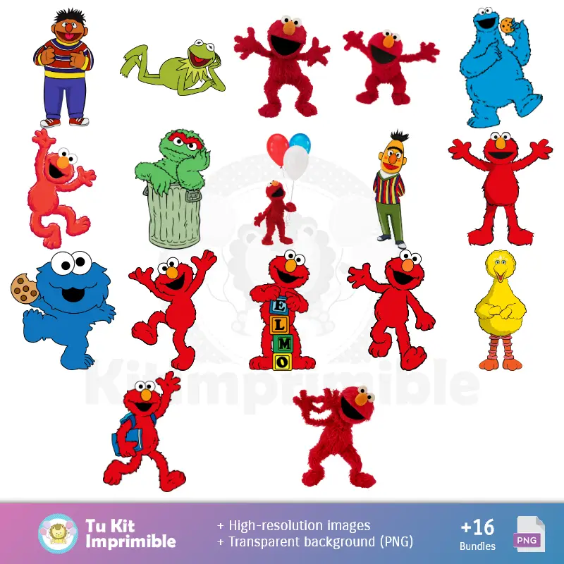 Elmo 壁纸 - 数字装饰纸