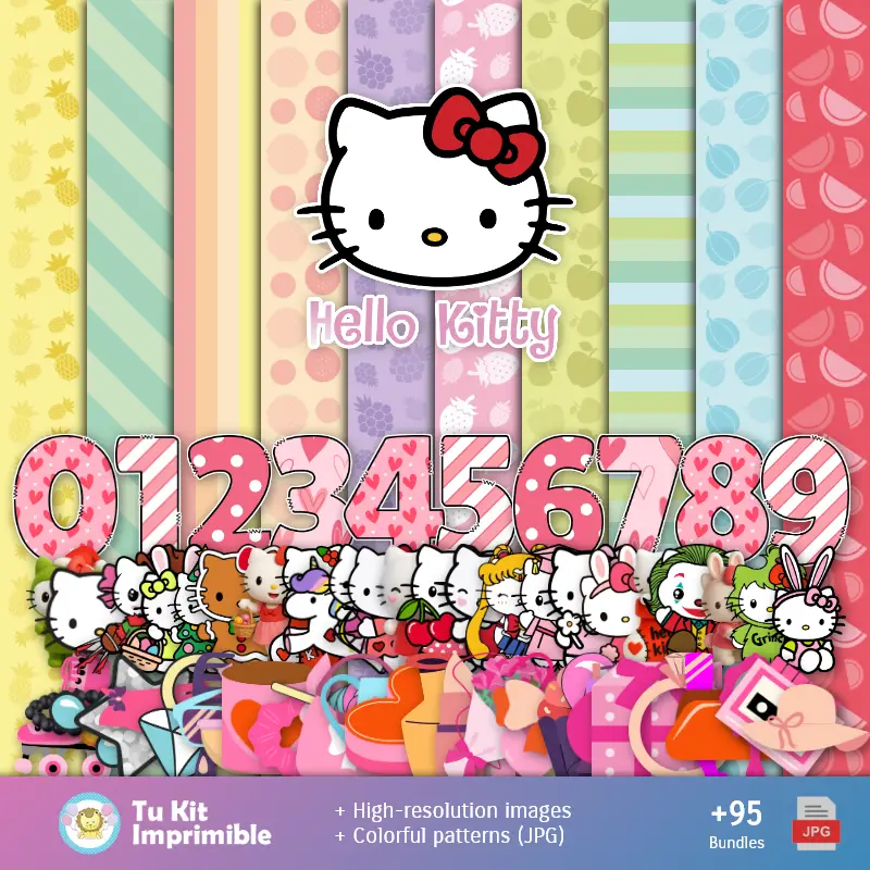 Hello Kitty Funds - 数字装饰文件