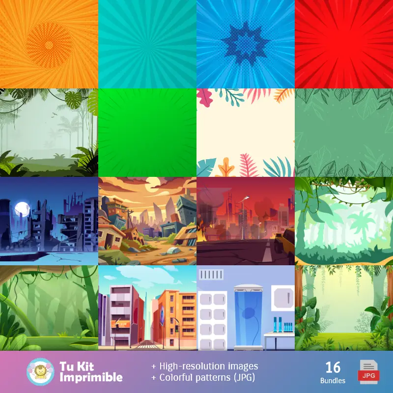 Collages | 侏罗纪公园墙纸 - 数字装饰文件