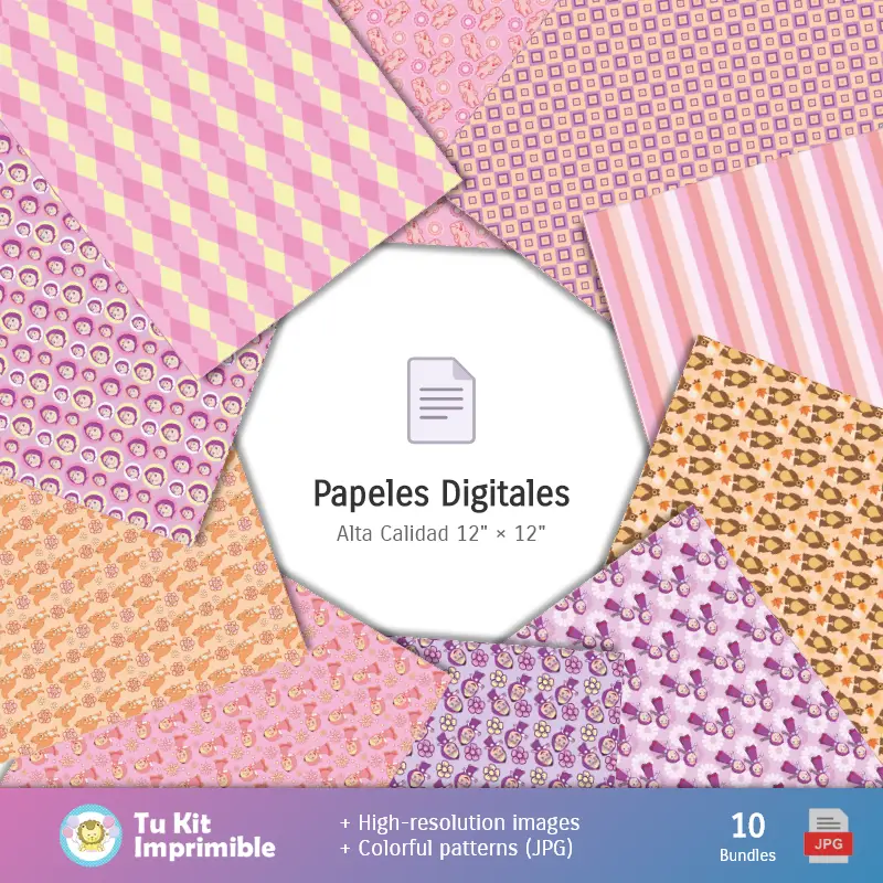 马沙和熊基金-数字装饰纸