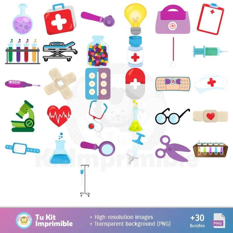 Accesorios | Fundos Doutora Juguetes - Papeles Digitales para Decoração