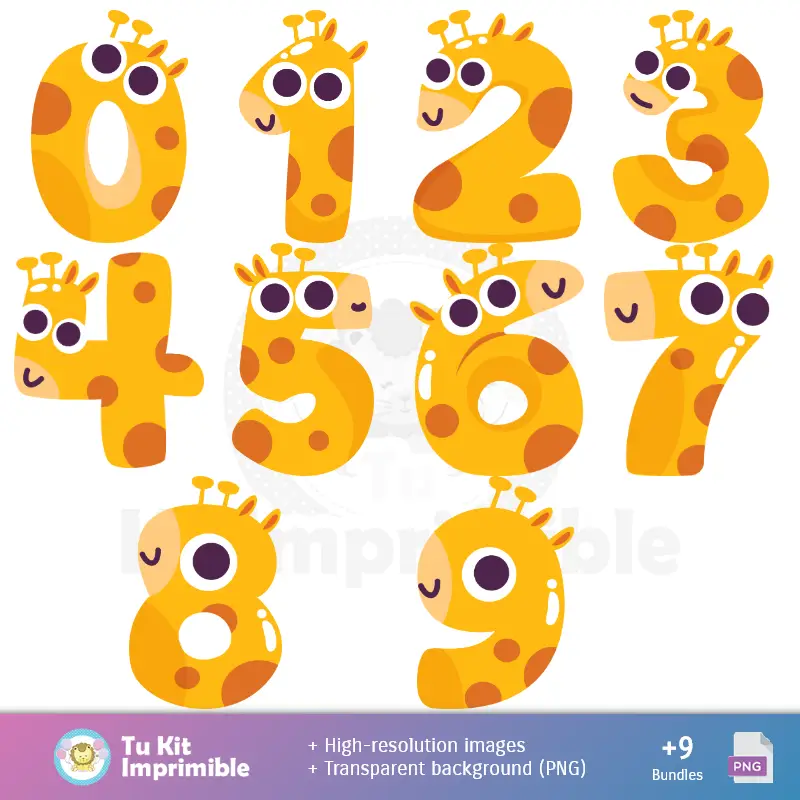 Accesorios | Giraffes Wallpapers - Digital Decoration Papers