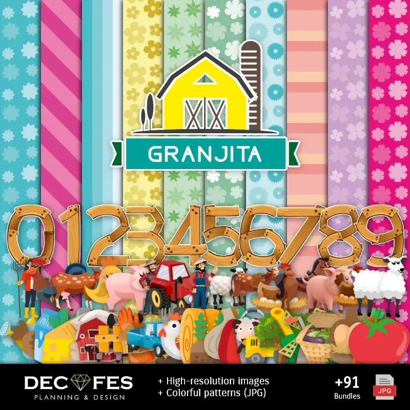 Fondos | Granny Digital Paper - Stampabile per Scrapbook e fai da te