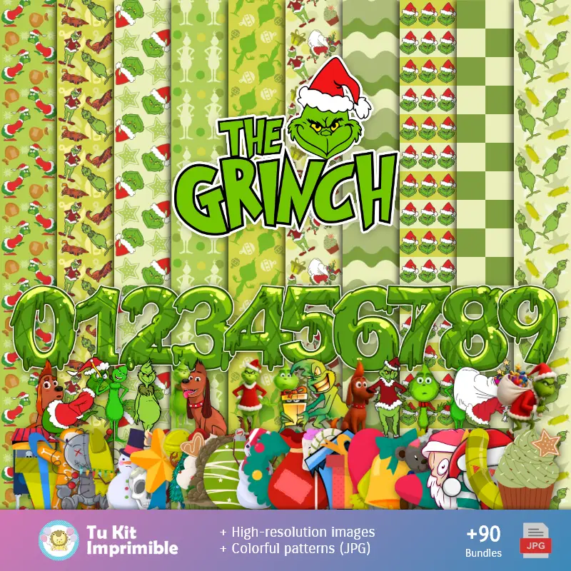 Grinch Wallpapers - Digital Decor Papers