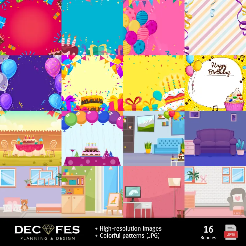 Accesorios | Счастливого дня рождения Scrapbook - Printable Designs for Manualities