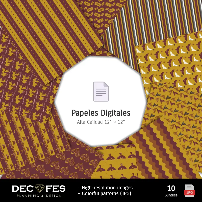 Personajes | Papel Digital Harry Potter - Imprimíveis para Scrapbook e DIY