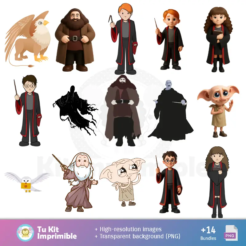 Collages | Sfondi di Harry Potter - Decorazione digitale