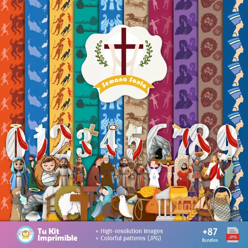 Sfondo Pasqua - Carte Decorative Digitali