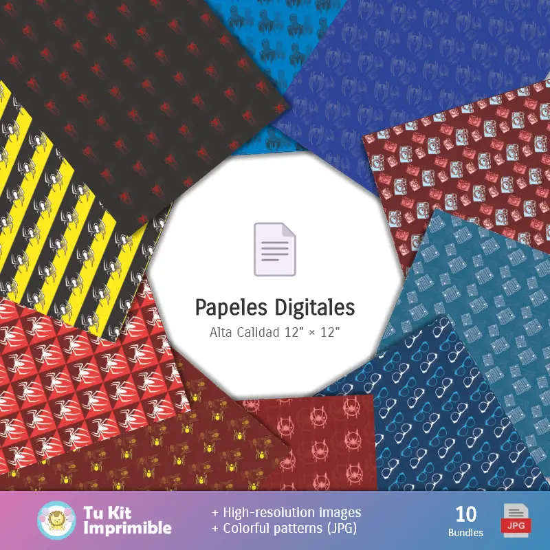 Personajes | carta da parati Uomo Spider - Carte digitali per la decorazione