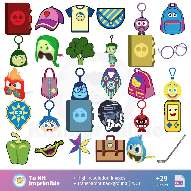 Accesorios | Inside Out Des motifs et des textures intenses - Scrapbook et kits de fête