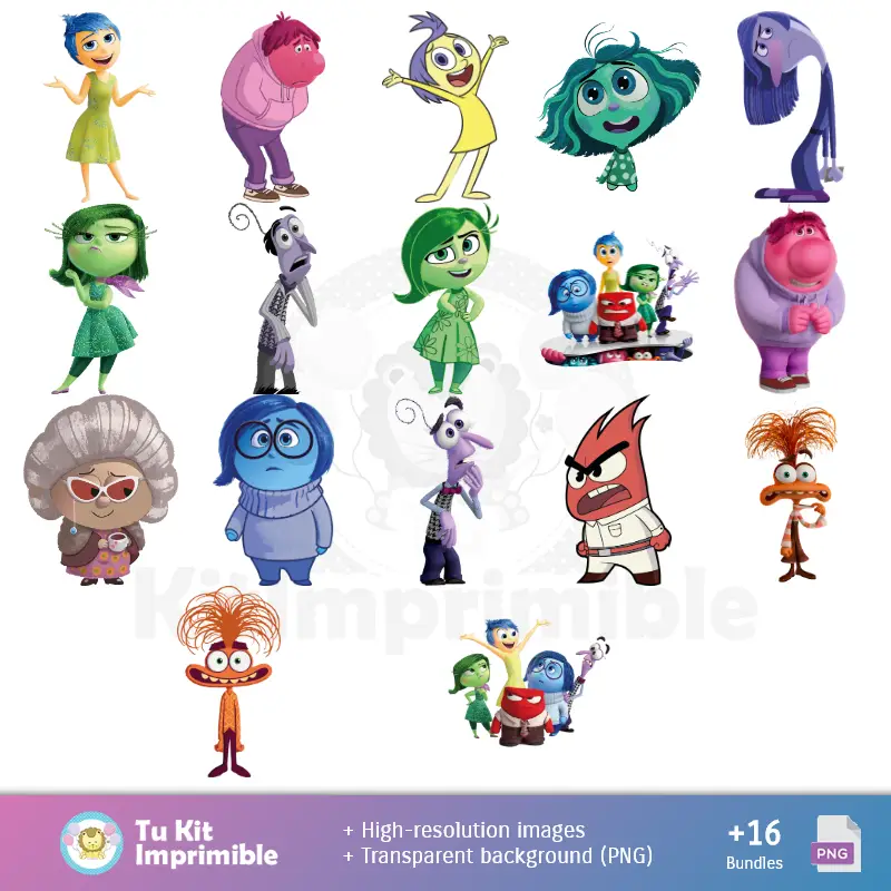 Fondos | Inside Out Intensely - Цифровые декоративные бумаги