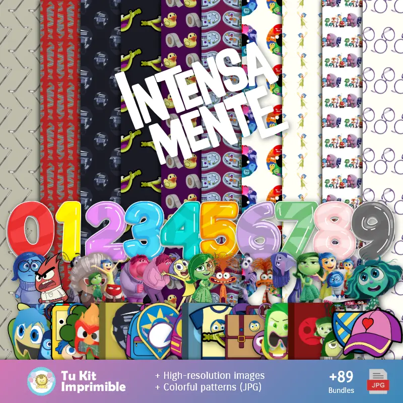 Inside Out Intensely Patterns and Textures - Скрапбук и наборы для вечеринок