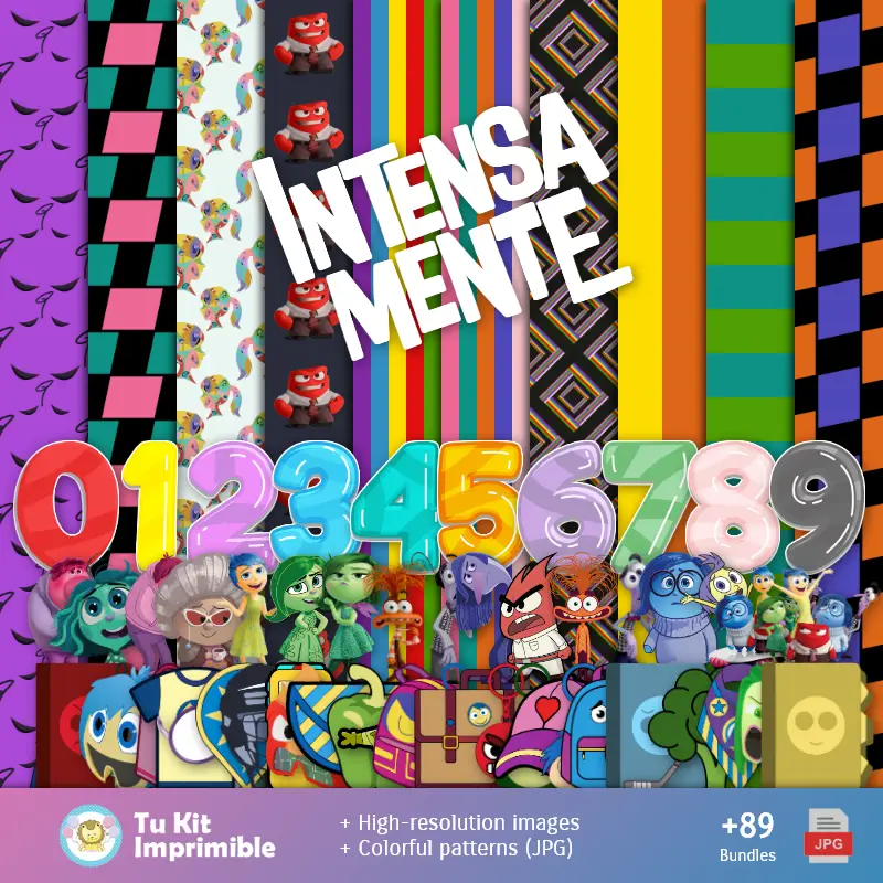 Inside Out Intensément - Papiers numériques