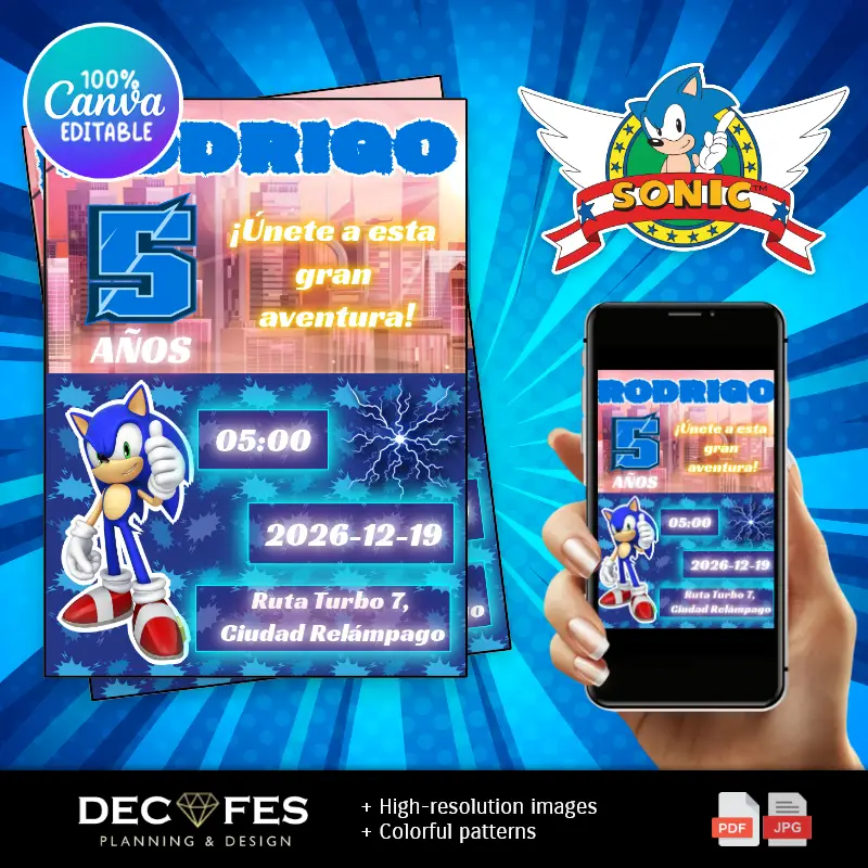 Invitation à Sonic Super Adventure