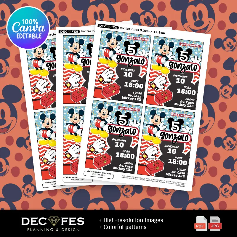Collages | Invito alle classiche avventure di Topolino