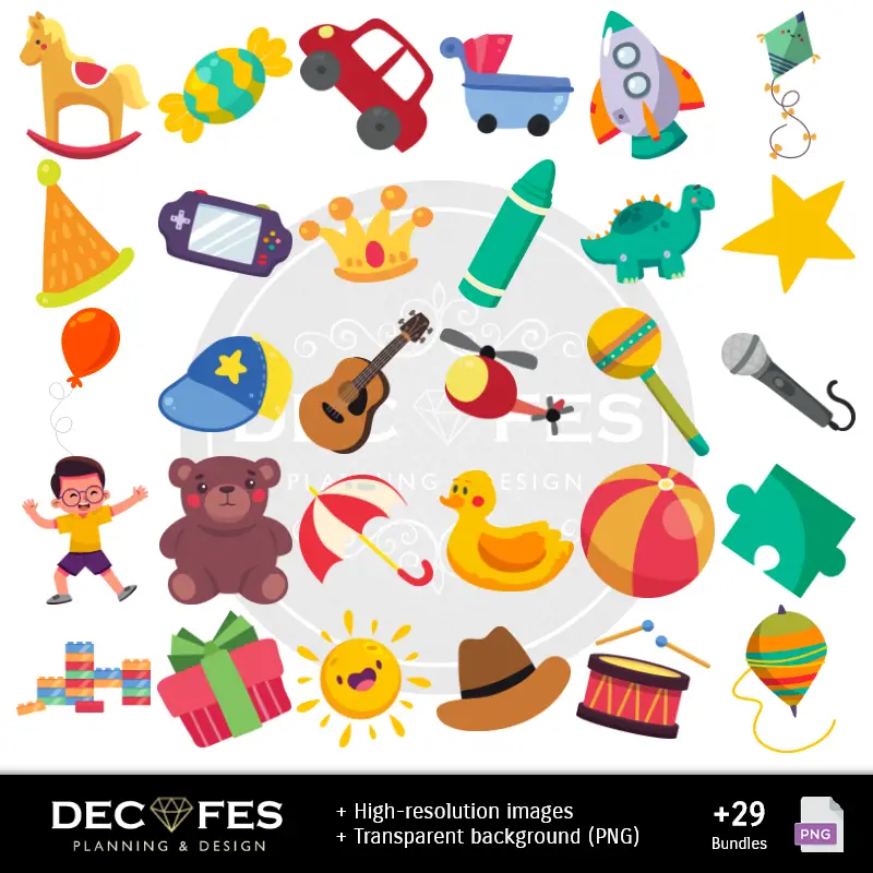 Accesorios | Journée du papier numérique de l'enfant - Imprimable pour le scrapbook et le bricolage