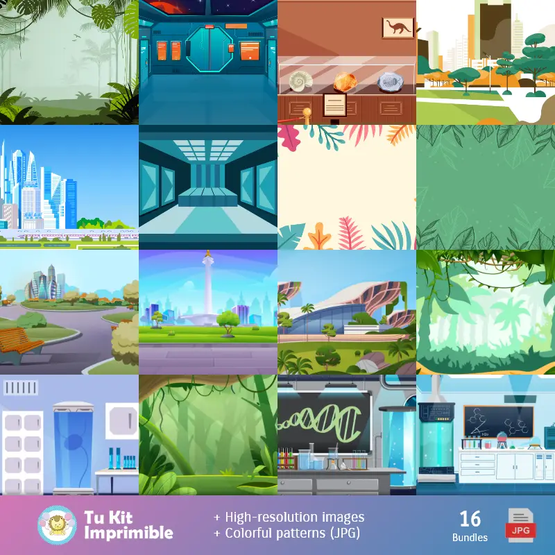 Números Temáticos | Sfondi Jurassic World - Carte Decorative Digitali