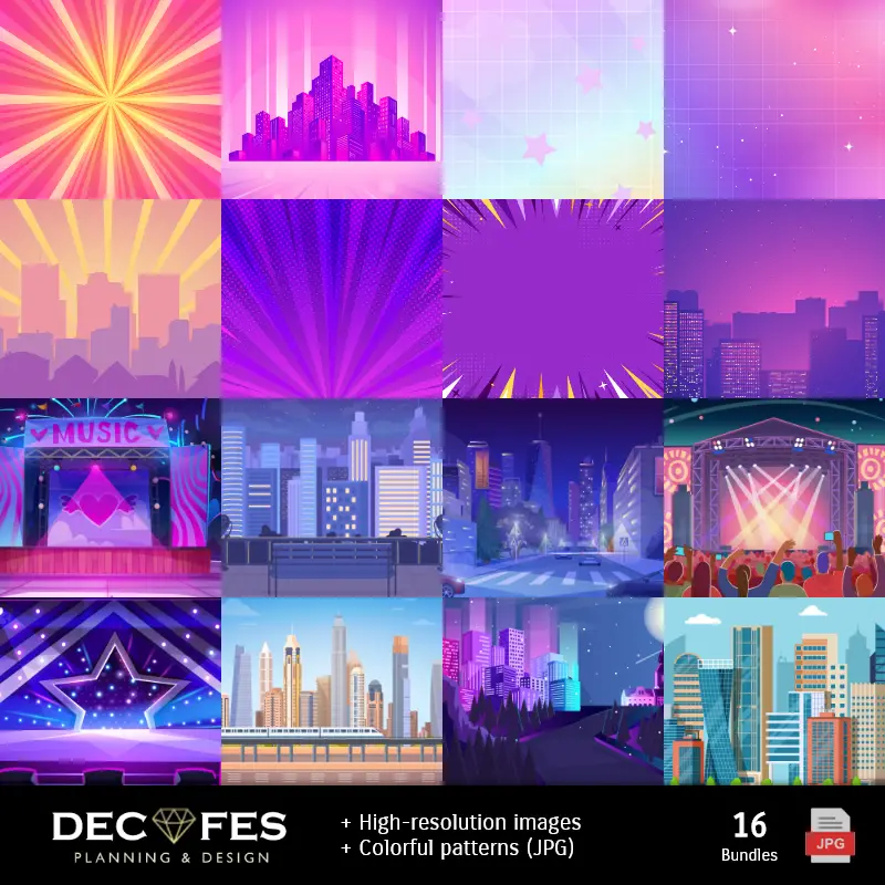 Fondos | Papel Digital KPOP Demon Hunter - Imprimíveis para Scrapbook e DIY