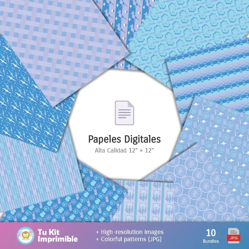 Collages | KPOP Fonds Demon Hunter - Papiers numériques pour décoration