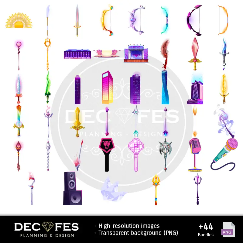 Accesorios | KPOP Scrapbook Demon Hunter - Disegni fatti a mano