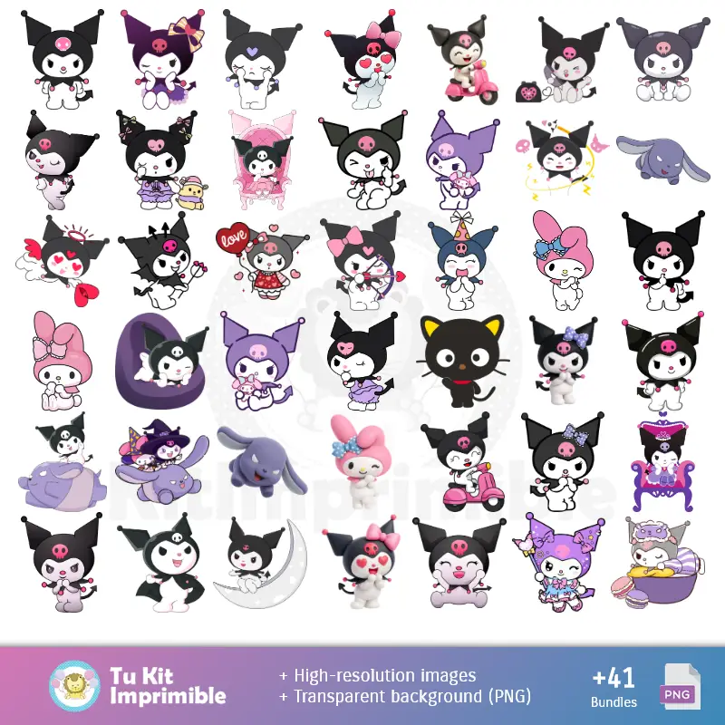 Kuromi Wallpapers - Digital Decor Papers