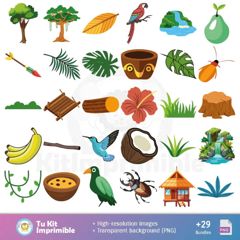 Collages | Le Livre de la Forêt - Scrapbook et kits de fêtes